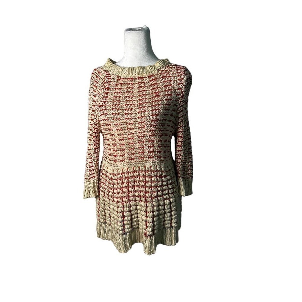 ANTHROPOLOGIE Fiets Voor Hidden Glow Knit Sweater Size Medium